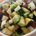こゆ's cooksnap of when they made ちょいと一品★水茄子とトマトのオリ醤油.