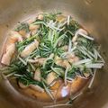 3645's cooksnap of when they made 水菜と油あげのさっと煮♪.