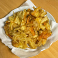 にきけん's cooksnap of when they made 簡単♪　家に有る材料でかき揚げ.