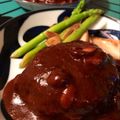 クック☆やーっ！'s cooksnap of when they made 簡単☆美味☆デミグラス風煮込みハンバーグ.