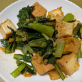じゅんともた's cooksnap of when they made 小松菜&厚揚げのキムチ炒め.