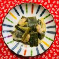 チェックのミニくま's cooksnap of when they made 新玉ねぎの葉のぬた。.