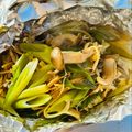 azbjbn's cooksnap of when they made しめじと長ねぎのホイル焼き.
