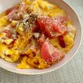 かわゆう1211's cooksnap of when they made トマト・チーズ入り・ふわふわ卵炒め♪.