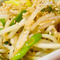 U☆kaoru's cooksnap of when they made レンジで3分☆もやしと長ネギのナムル.