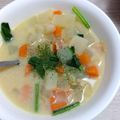 ビビ2525's cooksnap of when they made 朝食にも♪我が家の定番★豆乳スープ.