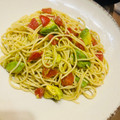 mm0904's cooksnap of when they made トマトとアボカドの冷製パスタ.