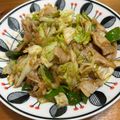 chaiko５'s cooksnap of when they made 春キャベツの豚バラ味噌炒め.