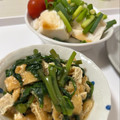 pxr's cooksnap of when they made 春菊と油揚の煮びたし.