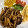 コハダちゃん's cooksnap of when they made 極上！和風ハンバーグ☆きのこソース.