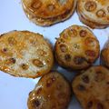 ぴっちぃ♪'s cooksnap of when they made ★海老はんぺんでレンコンのはさみ焼き★.