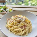 Rsaaa's cooksnap of when they made 全卵と牛乳でも極旨❤本格*カルボナーラ.