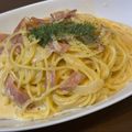 ころん♬'s cooksnap of when they made 簡単♪牛乳と全卵☆★濃厚カルボナーラ★☆.