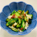 あっこ姉's cooksnap of when they made ☆オクラ、長芋、きゅうり、梅の和え物☆.