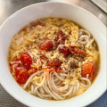 azbjbn's cooksnap of when they made ふわとろ♡生姜香る♪トマトのかき玉うどん.