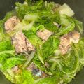 crystaI's cooksnap of when they made 鯖の水煮缶と白菜の煮物☆材料２つ＋麺つゆ.
