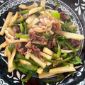 ちゃまたまご's cooksnap of when they made 簡単！豚こまで青椒肉絲.