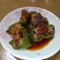 えりこ82☆'s cooksnap of when they made ピーマンの肉詰め.