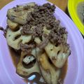 ☆hikeri☆'s cooksnap of when they made 蓮根入り甘辛牛そぼろ.