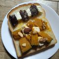 yunapi☆'s cooksnap of when they made かぼちゃのイギリスパントースト.