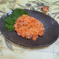 みかかめ's cooksnap of when they made １分で簡単♪サーモンとワサビのなめろう.