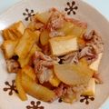 サンフラワー30's cooksnap of when they made 大根、豚肉、厚揚げの炒め煮♪.