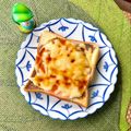 キンプリ's cooksnap of when they made ハムチーズ黒蜜ブラックペッパートースト.