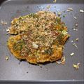 水玉ぱじゃま's cooksnap of when they made そばねぎ焼き…残ったそばアレンジ….