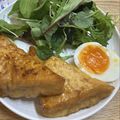 ｬﾑ's cooksnap of when they made 厚揚げの大葉チーズ焼き.