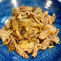 __おもち's cooksnap of when they made 我が家の節約飯◎豚こまときのこの生姜焼き.