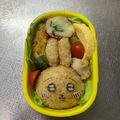 Chaaa_room's cooksnap of when they made キャラ弁☆大人気ちいかわ☆うさぎ弁当☆.