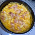 yu🐓's cooksnap of when they made ズボラな♪炒り卵～ハムver.