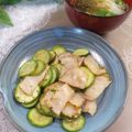 クックHG9V8Y☆'s cooksnap of when they made ズッキーニとベーコンの焼き炒め.