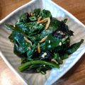 ばたみそーぱん☆'s cooksnap of when they made ほうれん草と韓国のりのナムル.