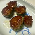 エンドゥ☆'s cooksnap of when they made 輪切りピーマンの肉詰め 照り焼き味.
