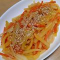 ナーちゃん's cooksnap of when they made 大根とにんじんのきんぴら☆.