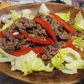 お玉19980609's cooksnap of when they made 牛肉とパプリカの甘辛炒め.
