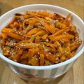 ママメイン！時々子供's cooksnap of when they made レンジで簡単☆ご飯のお供に・無限人参。.