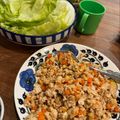 Makki203's cooksnap of when they made 野菜不足解消!!中華風ひき肉レタス包み.