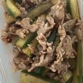 K0A9O0R8U♪'s cooksnap of when they made びっくり絶品！キュウリの焼き肉のタレ炒め.