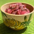 E吉☆'s cooksnap of when they made 大根救済☆カンタン酢とゆかりでお漬物♪.