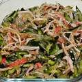 チャチロ's cooksnap of when they made 春雨とカニカマの中華サラダ風酢の物.