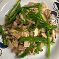 ココハナミコ☆'s cooksnap of when they made ＊豚コマとピーマンと椎茸の旨味醤油炒め＊.