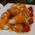 junmomoan♪'s cooksnap of when they made ソース絶品♡簡単海老のマヨネーズソース.