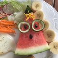 こつゆ514's cooksnap of when they made 終わりゆく夏・・・メガネのスイカ君.