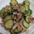 クックZTZ10H☆'s cooksnap of when they made さば缶と胡瓜のポン酢和え.