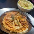 ラーメン寿司太郎's cooksnap of when they made 完コピ！トマトとにんにくのスパゲティ.