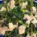 ポムポムポヨコ's cooksnap of when they made ご飯が進む！空心菜と豚肉の絶品炒め＊.