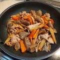 あまね's cooksnap of when they made 豚バラと ごぼうこんにゃくの 炒め煮.