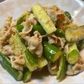 ★なみ☆'s cooksnap of when they made 豚しゃぶときゅうりのゴマにんにく醤油.